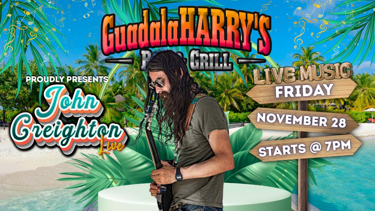 A picture of Downtown Conroe Live Music Weekend: John Creighton & The ELEV8TORS at Guadalaharry's Bar & Grill