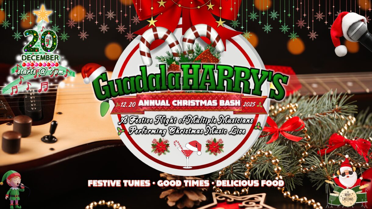 This Weekend: Dylan Dupont & Annual Christmas Bash A picture of This Weekend: Dylan Dupont & Annual Christmas Bash at Guadalaharry's Bar & Grill