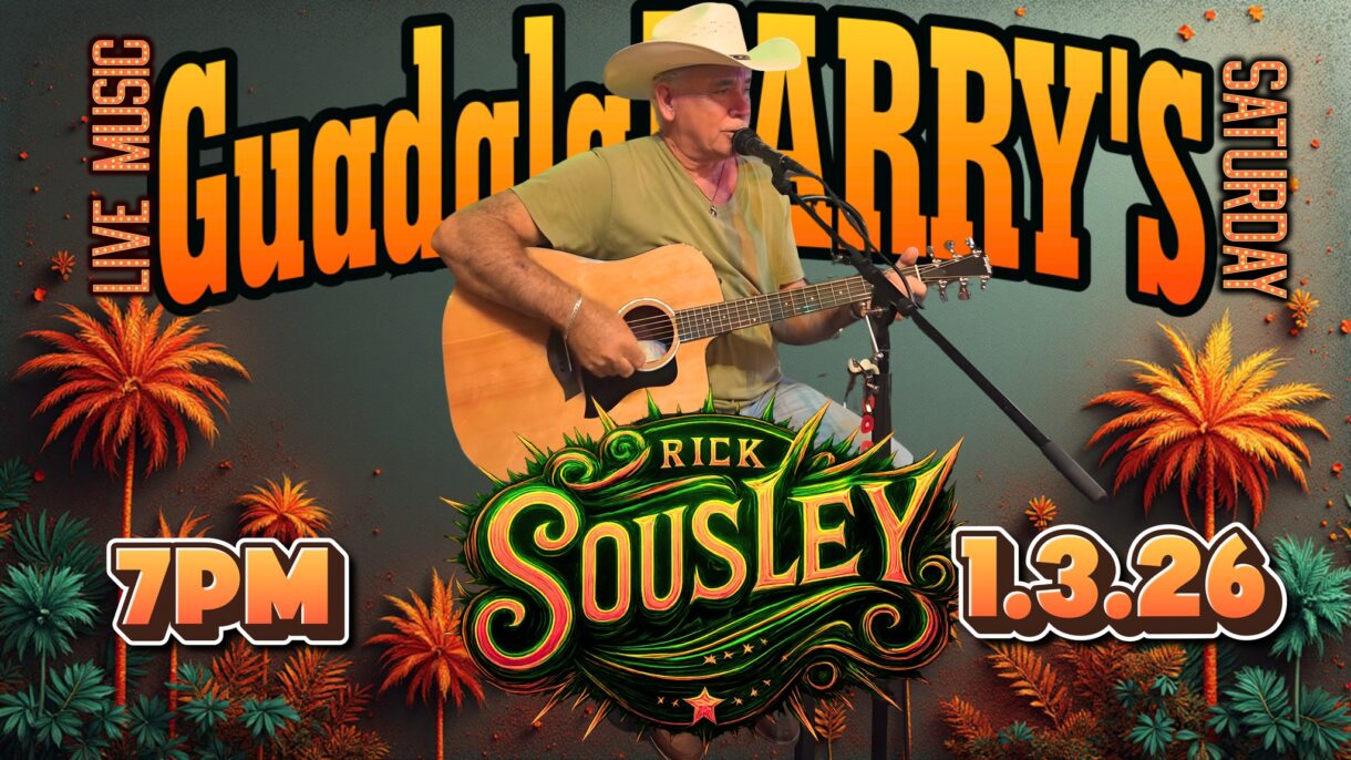 A picture of Dec 31 New Year's Eve w/ Vintage Reserve & Chinedu | Jan 2 Cliff Hanning, Jan 3 Rick Sousley at Guadalaharry's Bar & Grill