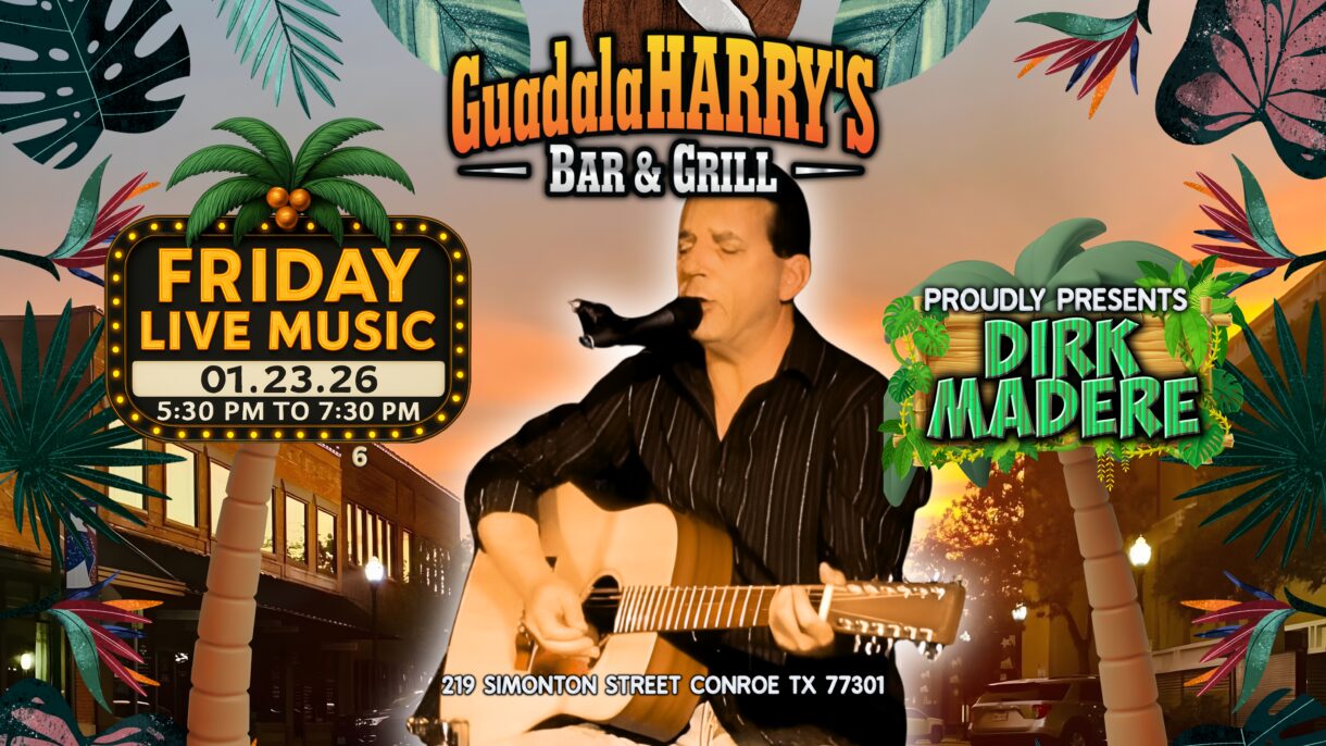 A picture of Live Music: Dirk Madere Friday, The ELEV8TORS Saturday at Guadalaharry's Bar & Grill