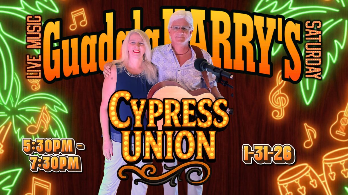 A picture of This Weekend: Dan Ennis 1/30, Cypress Union 1/31 at Guadalaharry's Bar & Grill