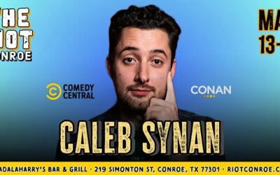 Events Fri & Sat, Mar 13–14 Caleb Synan (Conan, Comedy Central)