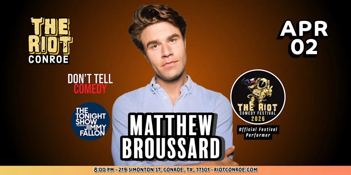 A picture of Comedians Matt Broussard, Tommy Pope, Isabel Hagen - Live Standup in Conroe, TX at Guadalaharry's Bar & Grill