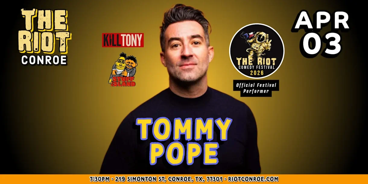 A picture of Comedians Matt Broussard, Tommy Pope, Isabel Hagen - Live Standup in Conroe, TX at Guadalaharry's Bar & Grill