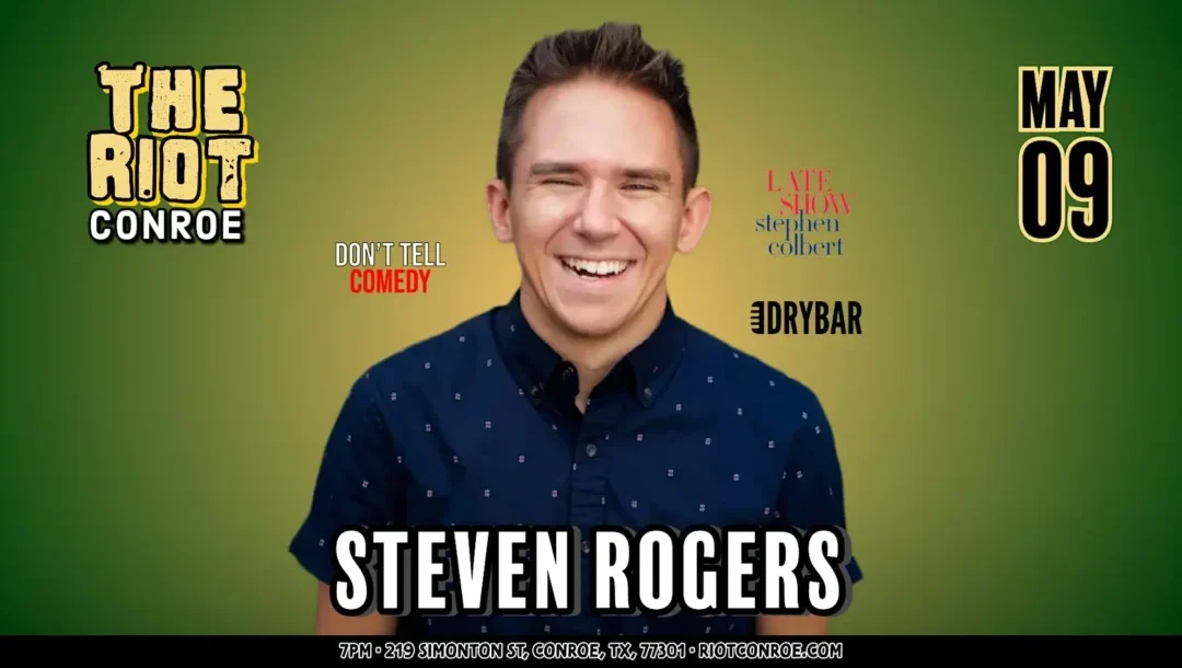 May 9, 2026 – Comedian Steven Rogers (Late Show, Dry Bar)