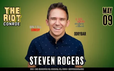 May 9, 2026 – Comedian Steven Rogers (Late Show, Dry Bar)