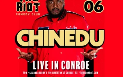 Chinedu – Live Standup Comedy in Conroe This Weekend